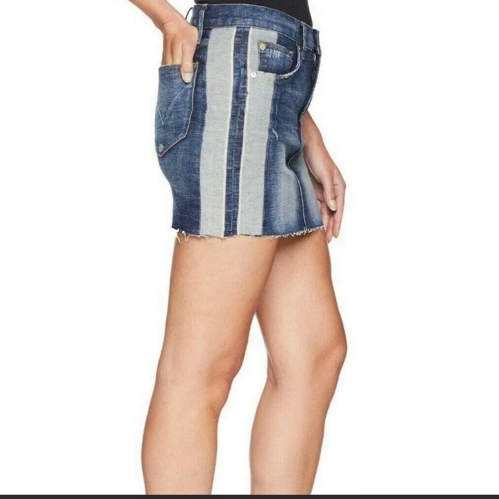 HUDSON JEAN SKIRT “THE VIPER” mini skirt  size 26